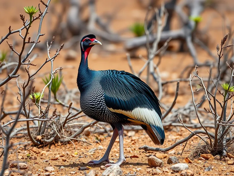 Vulturine Guineafowl