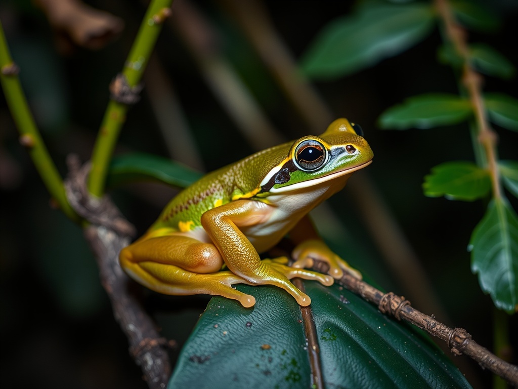 White-lipped Tree Frog