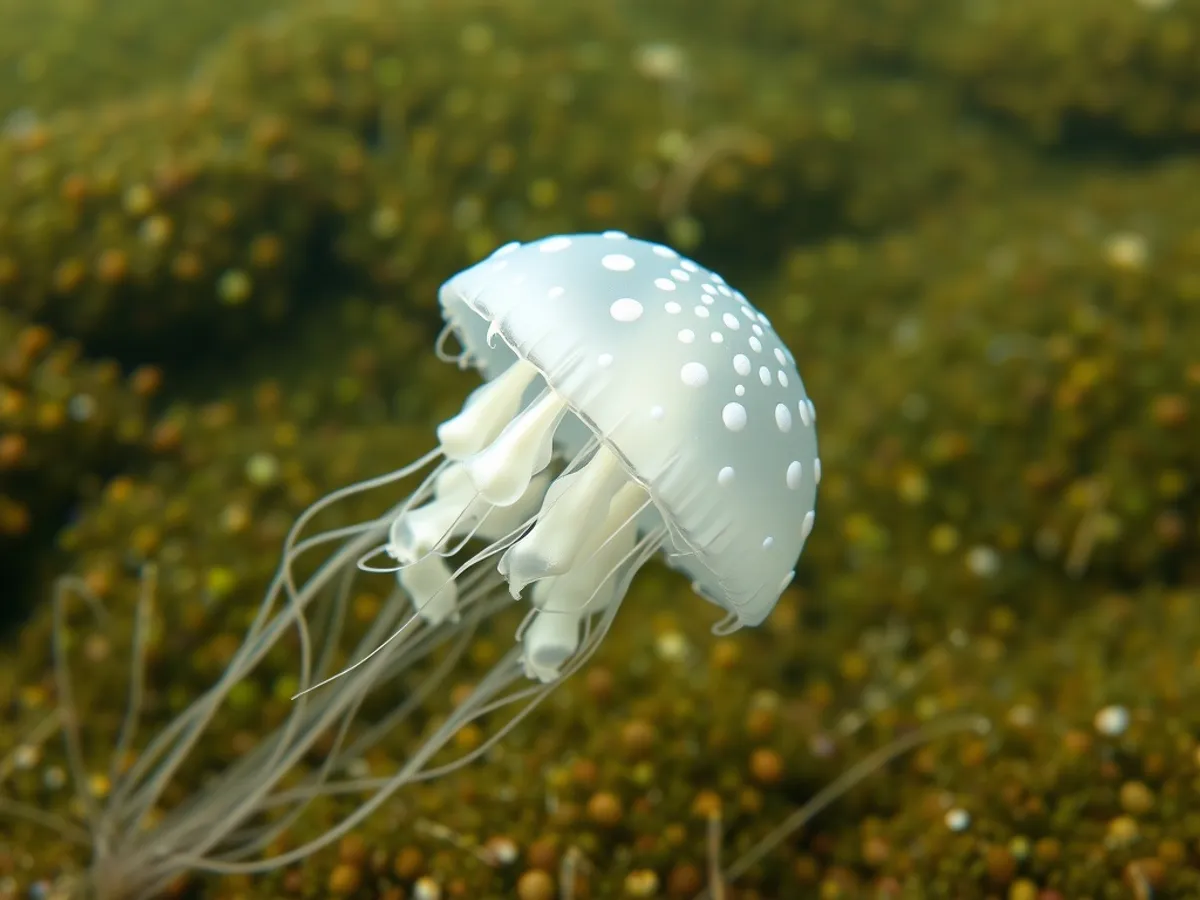 White-spotted jellyfish