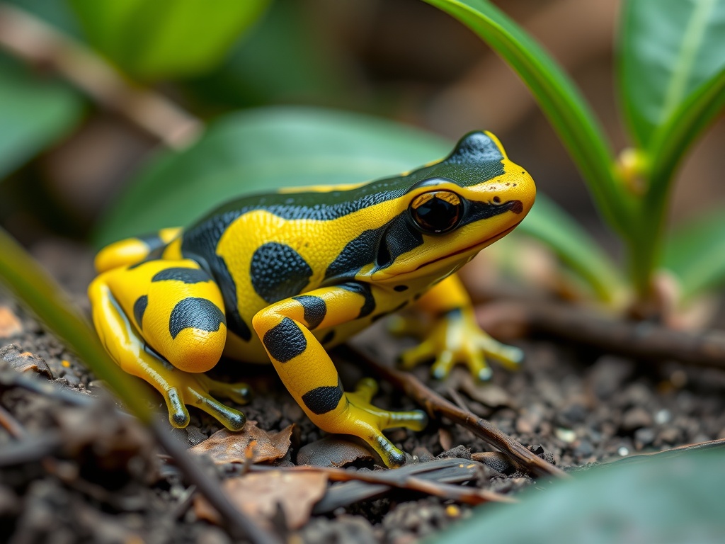 Yellow-banded Poison Dart Frog