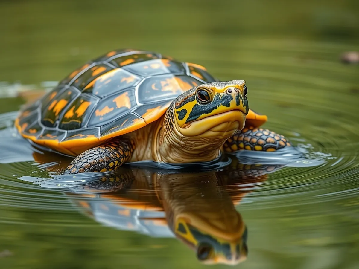 Yellow-Headed Amazon River Turtle