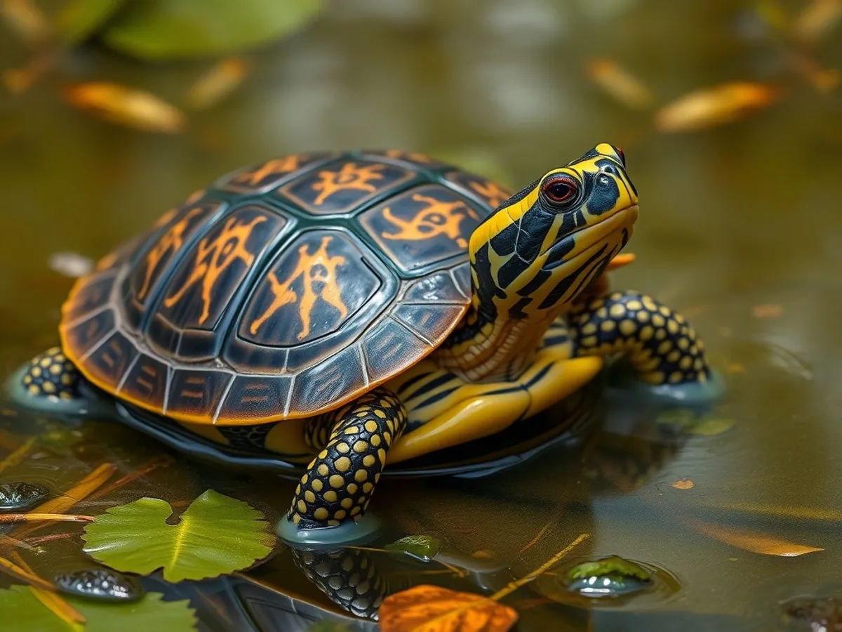 Yellow-headed Temple Turtle