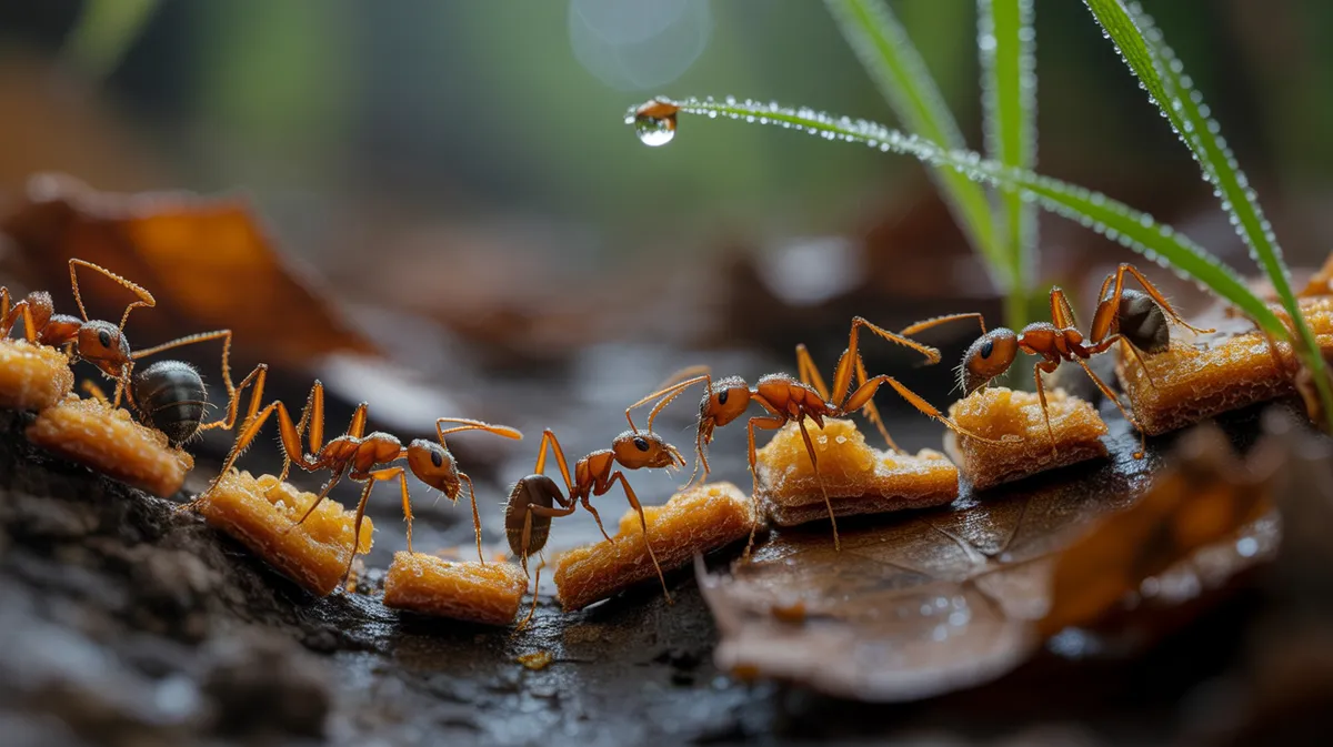 A Day in the Life of an Ant Colony