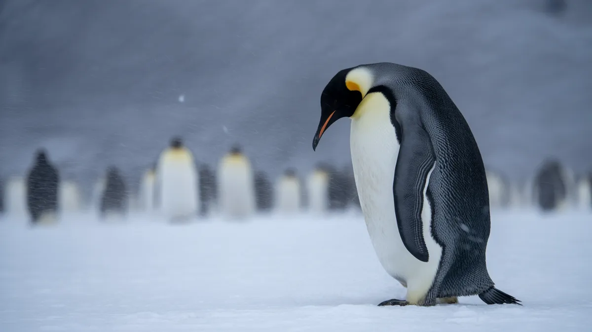 A Day in the Life of an Emperor Penguin