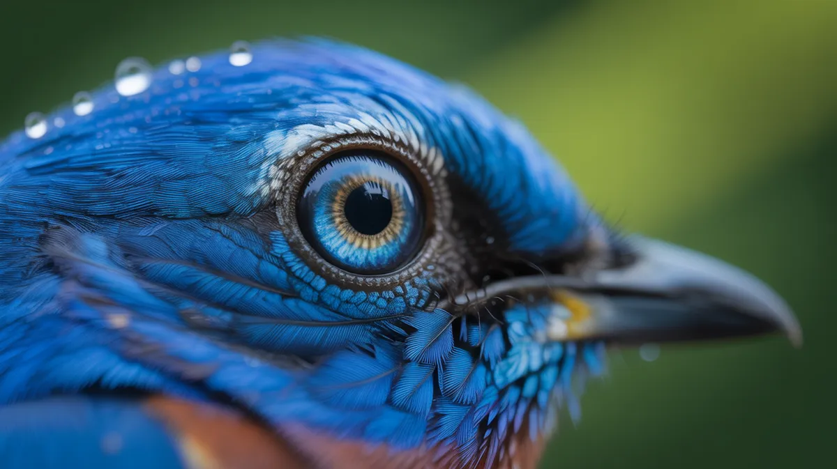 Macro of a bird's eye