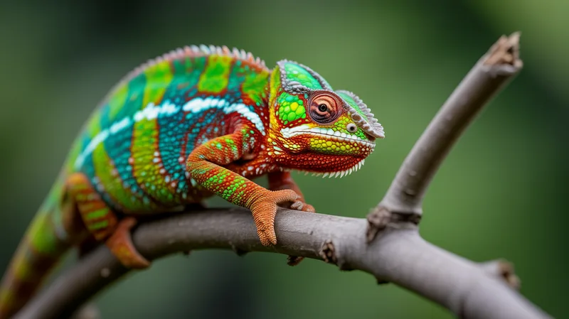 How Chameleons Really Change Colour (It Is Not Camouflage)