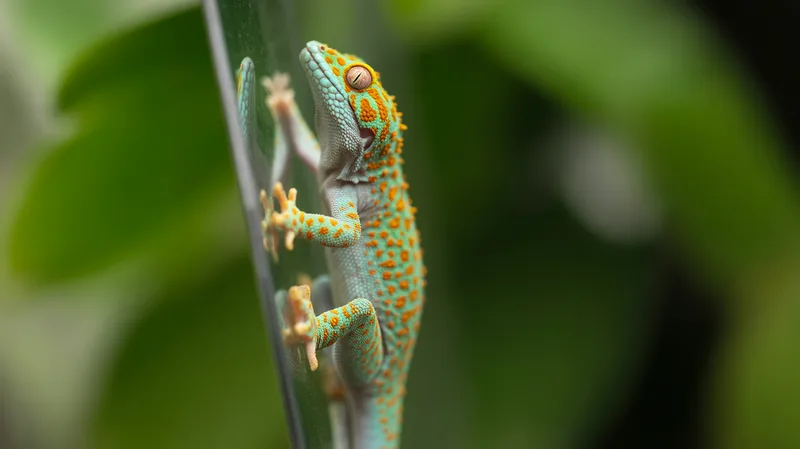 How Do Geckos Walk on Walls? The Science of Sticky Feet