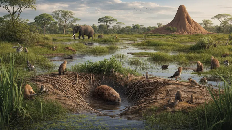 Nature’s Architects: How Beavers, Termites, and Elephants Engineer Their Ecosystems