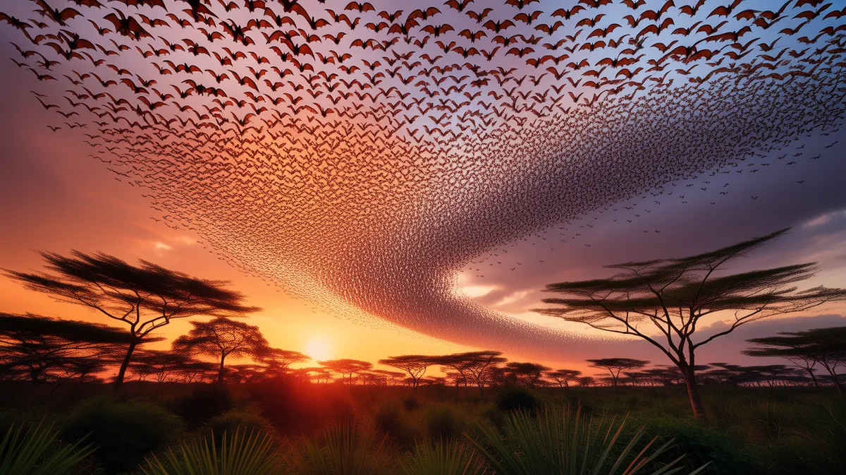 The Straw-Coloured Fruit Bat: The Largest Mammal Migration