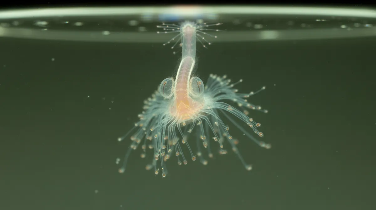 A microscopic hydra